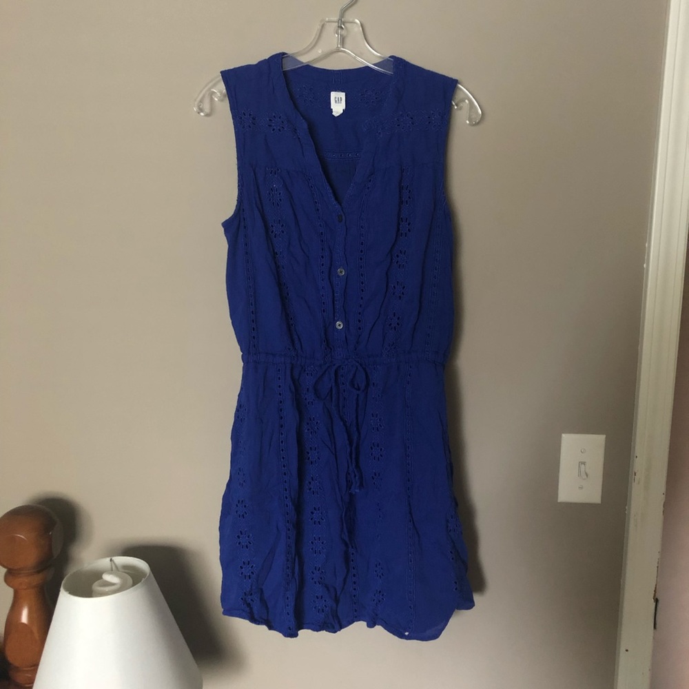 Gap Royal Blue Small Sleeveless Dress